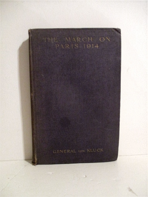 March on Paris and the Battle of the Marne 1914.