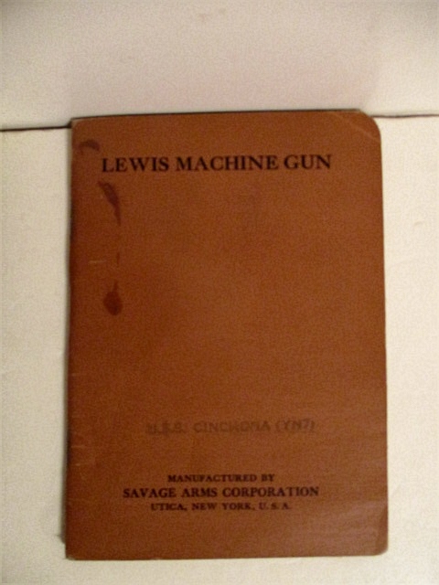 Hand-book of the Lewis Machine Gun. Model 1917. Caliber .30.