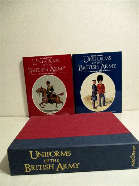 Richard Simkin's Uniforms of the British Army. Cavalry Regiments. & Infantry, Royal Artillery, Royal Engineers & Other Corps. ( 2 vols.).