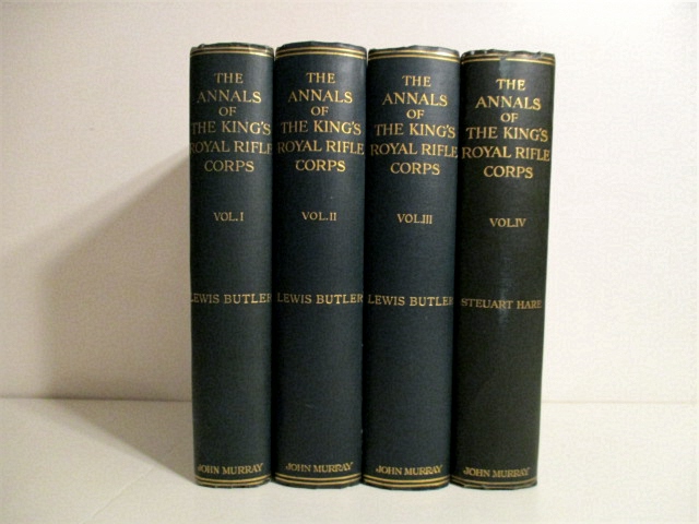 Annals of the King's Royal Rifle Corps. Vol. I. Royal Americans. ; Vol. II. Green Jacket. ; Vol. III. 60th the K.R.R.C.; Vol. IV. 60th the K.R.R.C. Image for Annals of the King's Royal Rifle Corps. Vol. I. Royal Americans. ; Vol. II. Green Jacket. ; Vol. III. 60th the K.R.R.C.; Vol. IV. 60th the K.R.R.C.