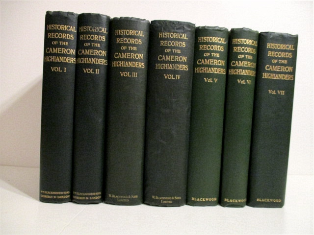 Image for Historical Records of the Queen's Own Cameron Highlanders. (Complete set).