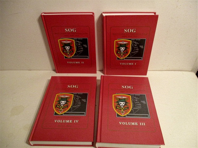 SOG, MACV Studies and Observations Group (Behind Enemy Lines). 4 Volume Set.
